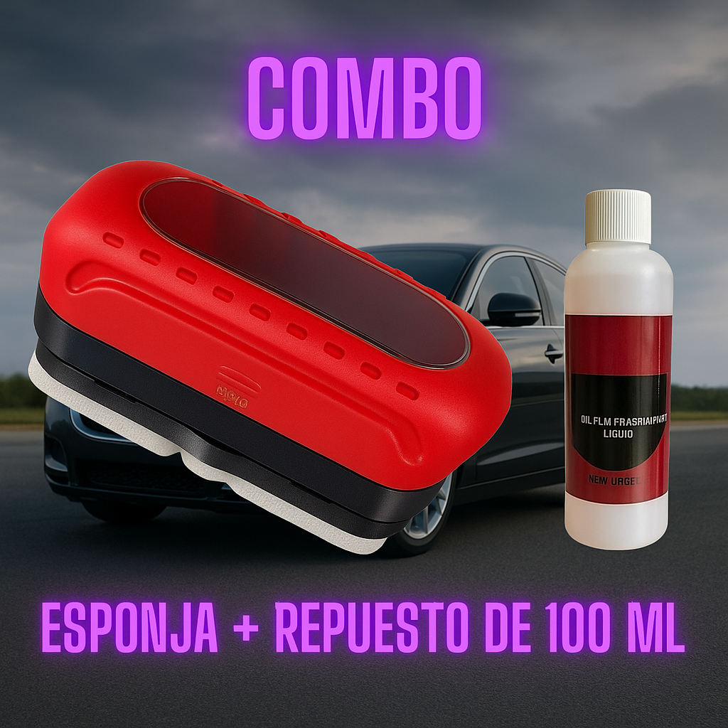Limpiador de vidrios mágico + repuesto 100 ML
