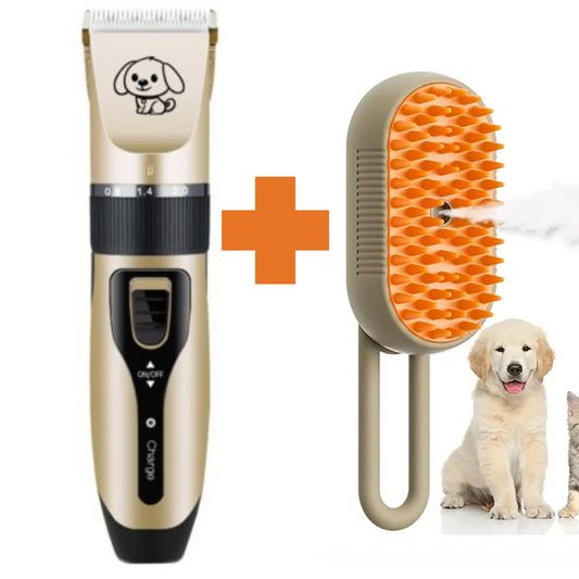 Cortadora de pelo + cepillo para mascotas + envío gratis + pago contra entrega